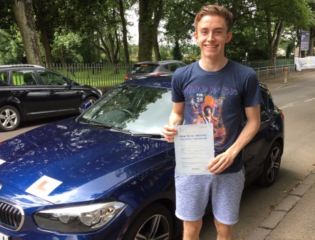 Picture of Pupil who recently passed Driving Test
